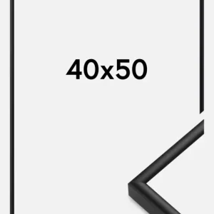 Prix Cassé Fotolijst Nielsen Premium Classic Glas Mat Zwart 40x50 cm
