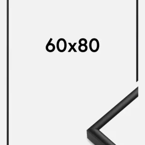 Haute Qualité Fotolijst Nielsen Premium Classic Glas Mat Zwart 60x80 cm