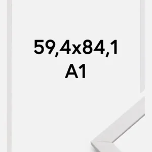 Acheter Direct Fotolijst Stilren Glas Wit 59,4x84,1 cm (A1)