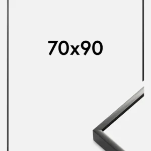 Fotolijst Nielsen Premium Alpha Glas Glanzend Zwart 70x90 cm Pas Cher