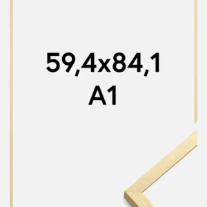 Offre Exclusive Fotolijst Chair Glas Goud 59,4x84,1 cm (A1)