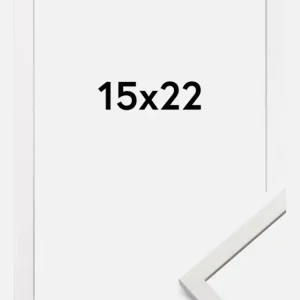 Bon Marché Fotolijst Edsbyn Glas Wit 15x22 cm