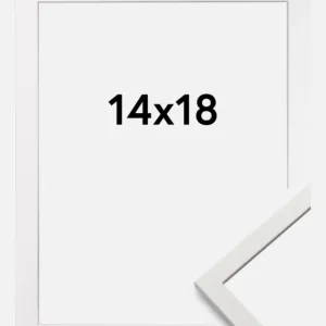 Achat Immédiat Fotolijst Edsbyn Glas Wit 14x18 cm