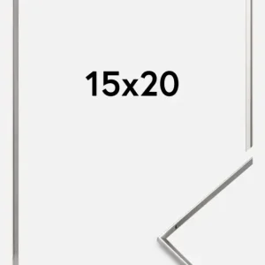 Acheter En Ligne Fotolijst Glad Metaal Glas Zilver 15x20 cm