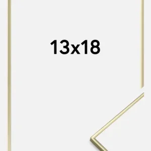 Bon Plan Fotolijst Glad Metaal Glas Goud 13x18 cm