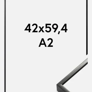 Fotolijst Nielsen Premium Alpha Glas Helder Zwart 42x59,4 cm (A2) Certifié
