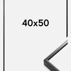 Bon Plan Fotolijst Nielsen Premium Alpha Glas Glanzend Zwart 40x50 cm