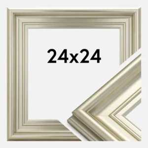 Offre Du Jour Fotolijst Mora Premium Glas Zilver 24x24 cm