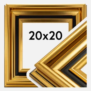 Expédié Aujourd’hui Fotolijst Gysinge Premium Glas Goud 20x20 cm