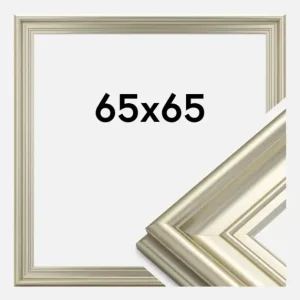 Livraison Express Fotolijst Mora Premium Glas Zilver 65x65 cm