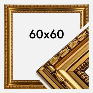 Nouveauté Fotolijst Birka Premium Glas Goud 60x60 cm