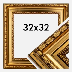 Fotolijst Birka Premium Glas Goud 32x32 cm Produit De Marque