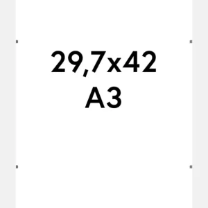 Produit De Marque Clipslijst Glas 29,7x42 cm (A3)