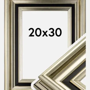 Fotolijst Gysinge Premium Glas Zilver 20x30 cm Retour Gratuit