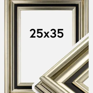 Fotolijst Gysinge Premium Glas Zilver 25x35 cm Jusqu’à Épuisement Des Stocks