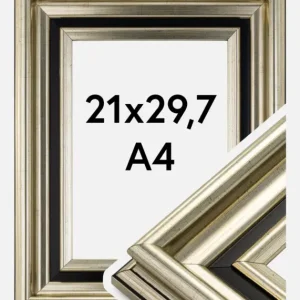 Fotolijst Gysinge Premium Glas Zilver 21x29,7 cm (A4) Must-Have