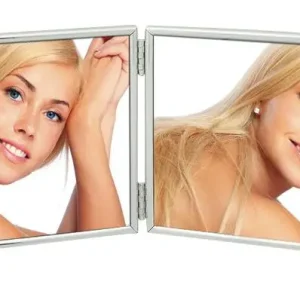 Vouwlijst liggend Zilver 10x15 cm - 2 Foto's Super Prix