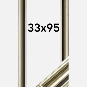 Promotion Saisonnière Fotolijst Gysinge Premium Glas Zilver 33x95 cm