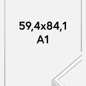 Populaire Fotolijst Nielsen Premium Classic Glas Zilver 59,4x84,1 cm (A1)