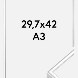 Fotolijst Nielsen Premium Classic Glas Zilver 29,7x42 cm (A3) Nouveauté