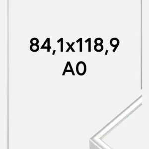 Fotolijst Nielsen Premium Classic Glas Zilver 84,1x118,9 cm (A0) Prix Réduit