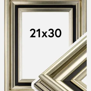 Livraison Express Fotolijst Gysinge Premium Glas Zilver 21x30 cm