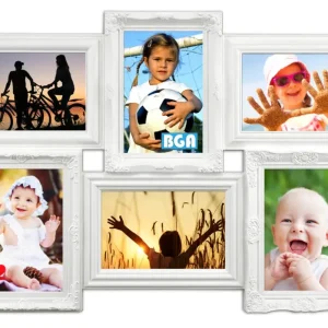 Almeria Collagelijst Wit - 6 Foto's Solde