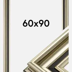 Fotolijst Gysinge Premium Glas Zilver 60x90 cm Vente Flash