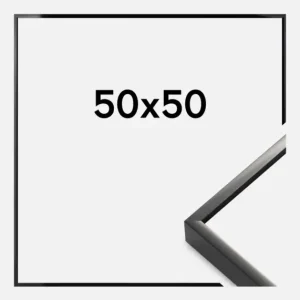 Fotolijst Nielsen Premium Alpha Glas Helder Zwart 50x50 cm Expédition Rapide