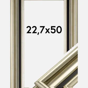 Fotolijst Gysinge Premium Glas Zilver 22,7x50 cm Populaire
