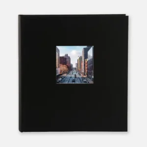 Bella Vista Fotoalbum Zwart - 30x31 cm (100 Witte zijden / 50 bladen) Authentique