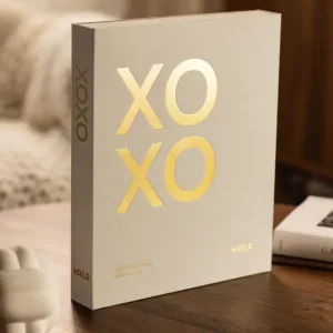 Meilleur Prix KAILA XOXO Creme - Coffee Table Photo Album (60 Zwarte zijden)