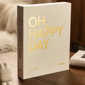 Haute Qualité KAILA OH HAPPY DAY Creme - Coffee Table Photo Album (60 Zwarte zijden)