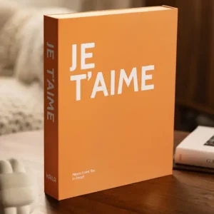 Prix Promo KAILA JE T'AIME - Coffee Table Photo Album (60 Zwarte zijden)