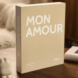 Solde KAILA MON AMOUR - Coffee Table Photo Album (60 Zwarte zijden)