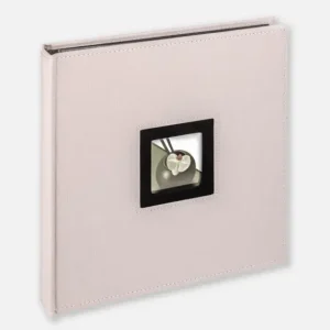 Remise Black & White Album Grijs - 26x25 cm (50 Zwarte zijden / 25 bladen)