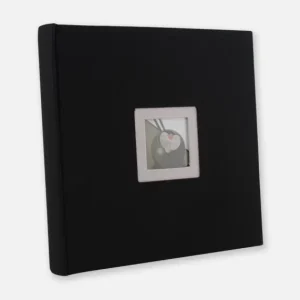 Black & White Album Zwart - 26x25 cm (50 Zwarte zijden / 25 bladen) Authentique