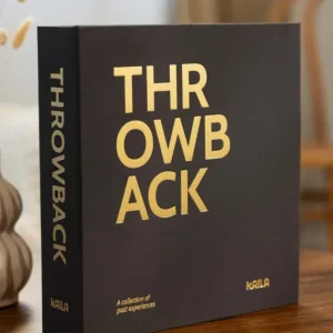 Must-Have KAILA Album Throwback Zwart - 1000 Foto's van 10x15 cm