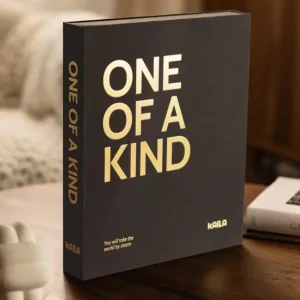KAILA ONE OF A KIND Black - Coffee Table Photo Album (60 Zwarte zijden) Nouveauté