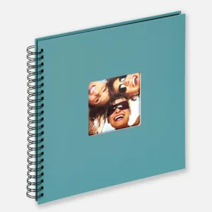 Seulement Aujourd’hui Fun Spiraalalbum Turquoise - 30x30 cm (50 Zwarte zijden / 25 bladen)