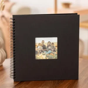 Wiro Spiraalalbum Zwart - 32x30 cm (50 Zwarte zijden / 25 bladen) Soldes