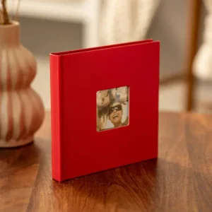 Solde Fun Album Rood - 18x18 cm (30 Zwarte zijden / 15 bladen)