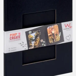 Populaire Pac Album Zwart - 15,5x19 cm (16 Zwarte zijden / 8 bladen)