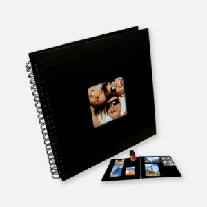 Remise Fun Spiraalalbum Zwart - 30x30 cm (50 Zwarte zijden / 25 bladen)