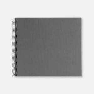 Satisfait Ou Remboursé Bella Vista Spiraalalbum Grijs - 35x30 cm (40 Zwarte zijden / 20 bladen)