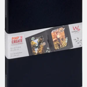 Populaire Pac Mini Album Zwart - 13,5x18,5 cm (12 Zwarte zijden / 6 bladen)