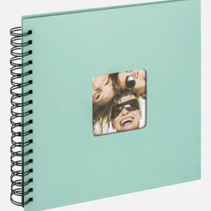 PAC Spiraalalbum Groen - 22,5x24 cm (40 Zwarte zijden / 20 bladen) Commander Maintenant