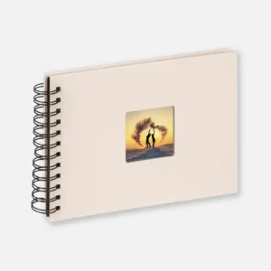 Must-Have Fun Trouwalbum Chamois - 22x17 cm (40 Zwarte zijden/20 bladen)