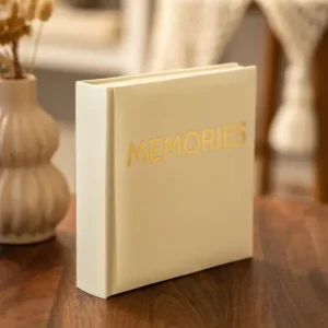 Commander Maintenant Memories Linnen Album Lichtgrijs - 200 foto's van 10x15 cm