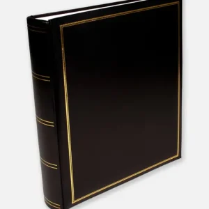 Authentique Exclusive Line Maxi Album Zwart 30x33 cm (100 Witte zijden / 50 bladen)